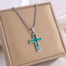 Diamond Cross Necklace 05