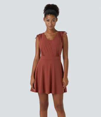 Long Sleeve Asymmetric Ruched Work Top