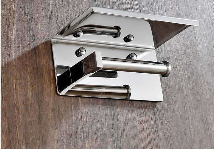 Wall Mounted Toilet Roll Storage Bathroom StorageSelf 05