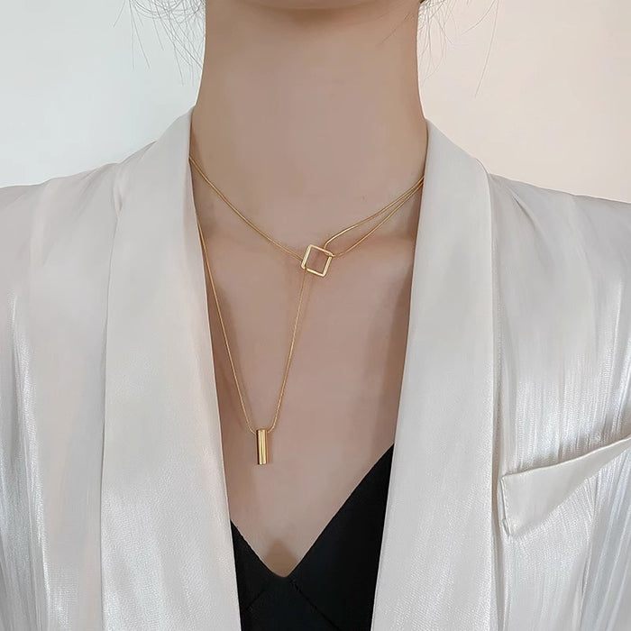 Simple Temperament Necklace Women's 02