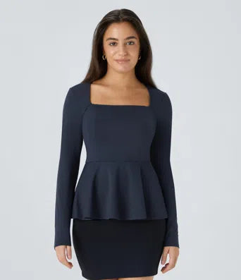 Collared Roll Up Sleeve Belted Relaxed Work Shirt Dress