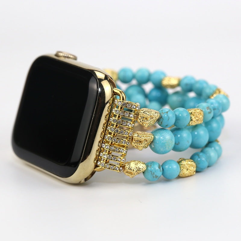 Elastic Buckle Smartwatch Strap With Multiple Layers 03