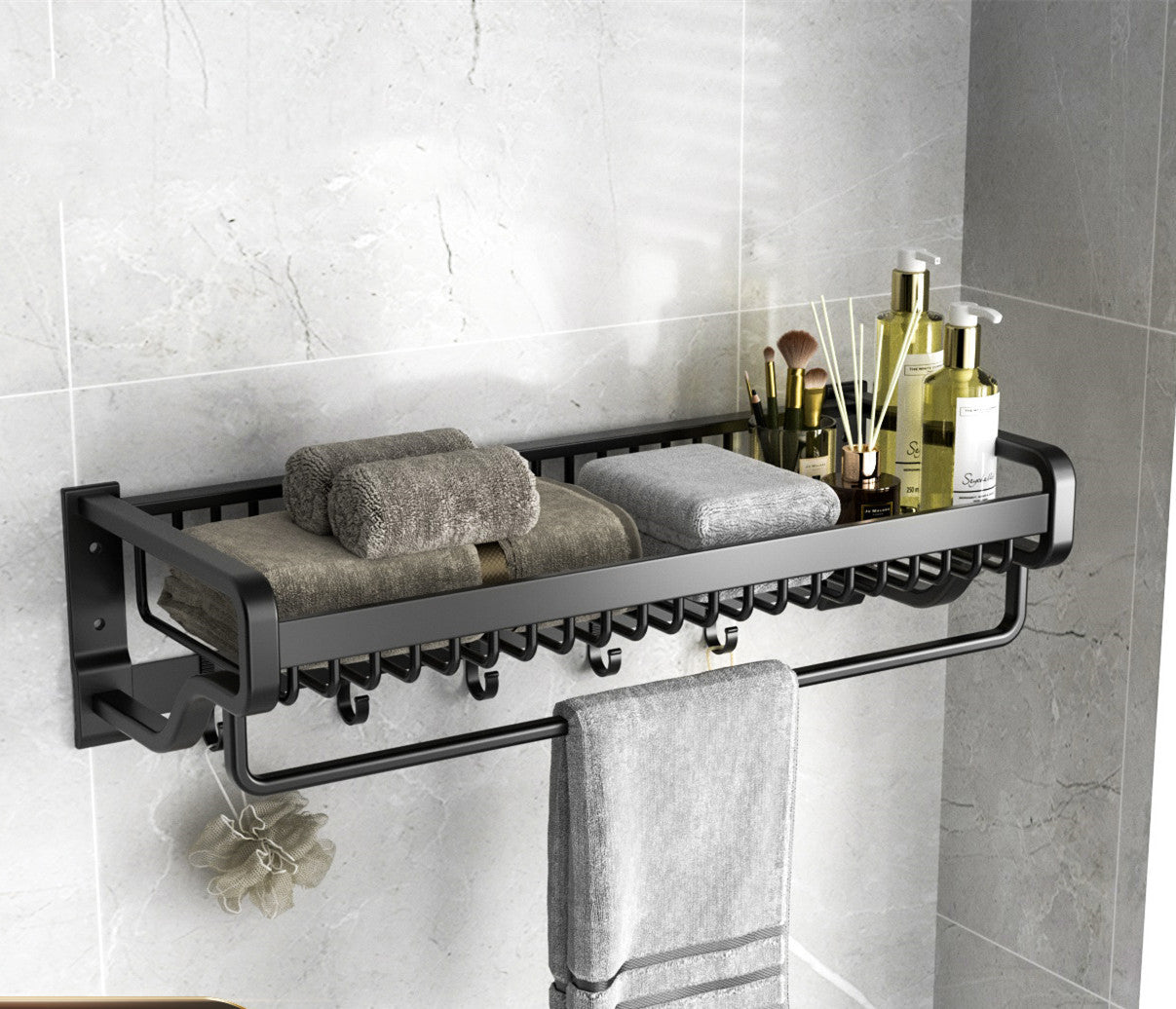 No-punch Bathroom Wall-mounted Toilet Rack 07