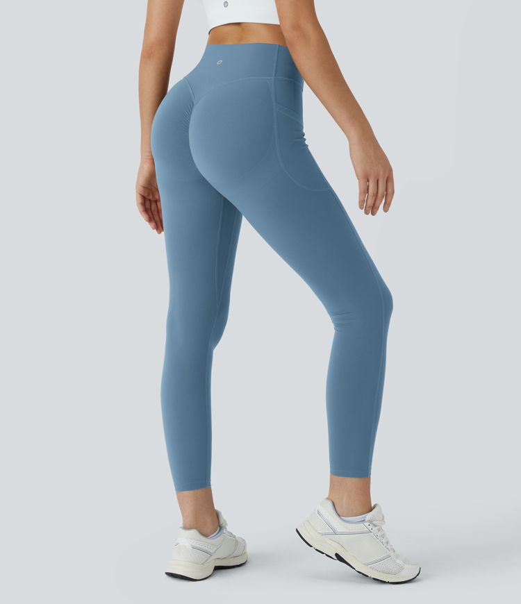 Halara UltraSculpt SoCinched High-Waisted Butt-Lifting Tummy Control Shaping Workout Leggings