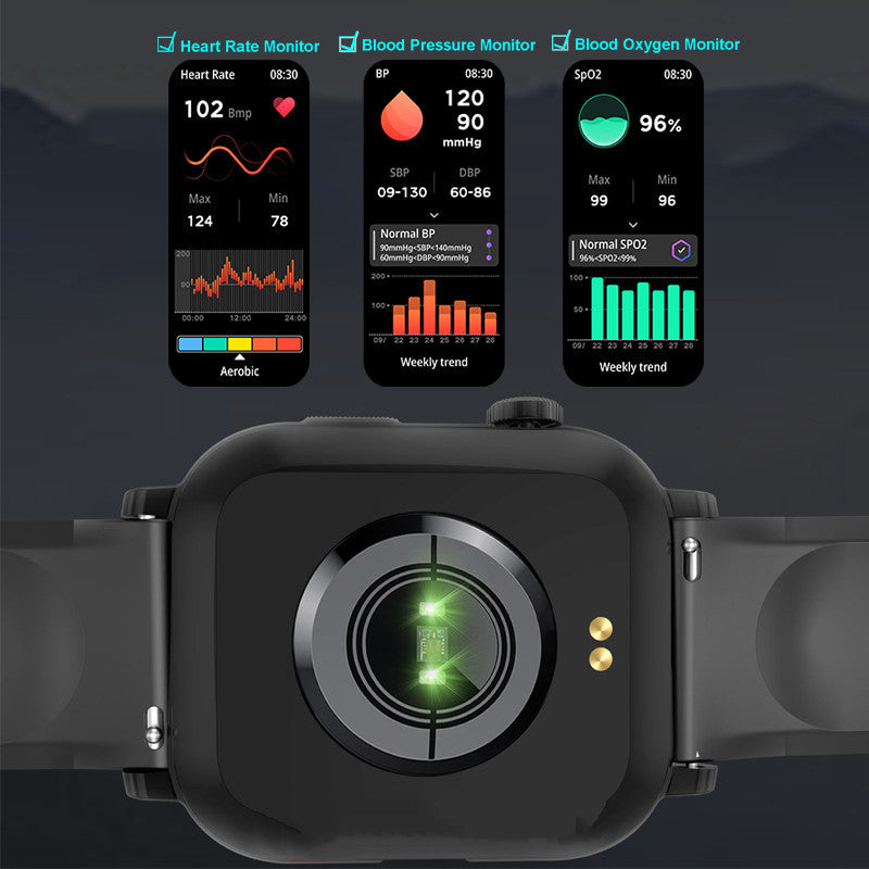 Bluetooth Sports Smartwatch Blood Pressure Blood Oxygen Monitoring 05