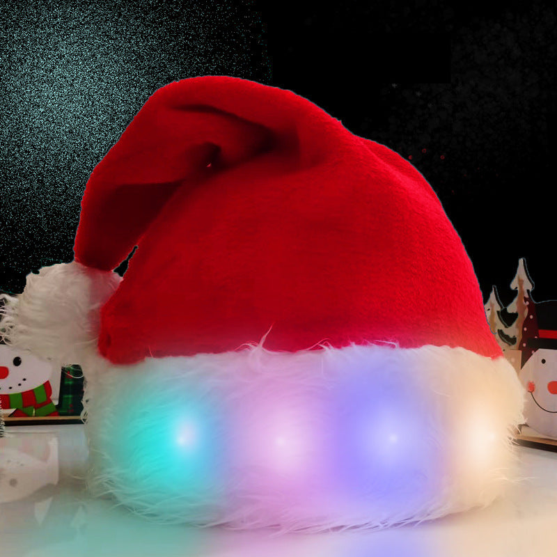 Christmas Hat LED Light Plush 03