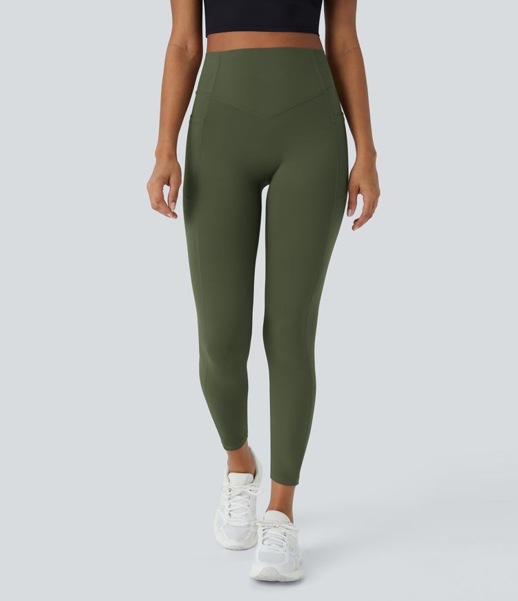 Halara UltraSculpt SoCinched High-Waisted Butt-Lifting Tummy Control Shaping Workout Leggings