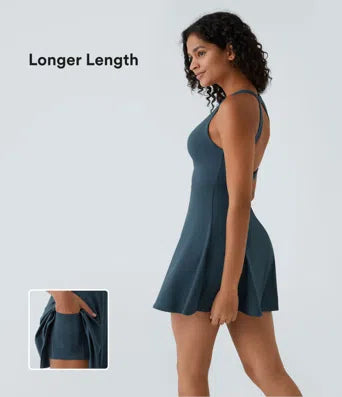Backless Twisted Active Dress