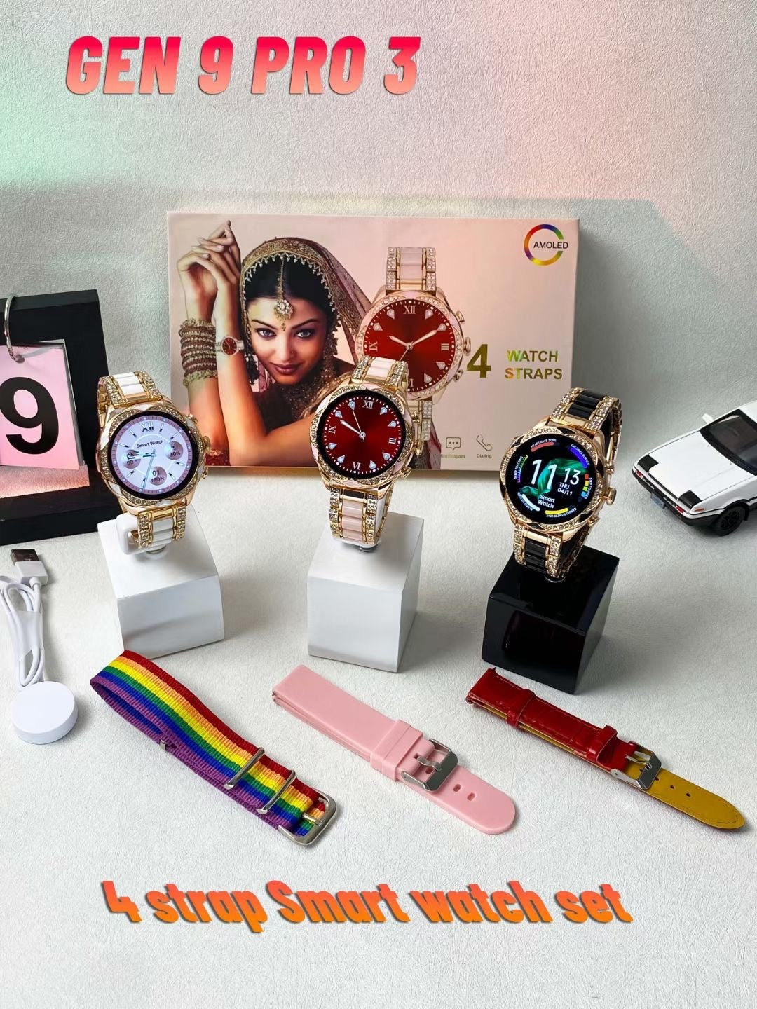 Heart Rate Blood Pressure Exercise Smartwatch Set 06