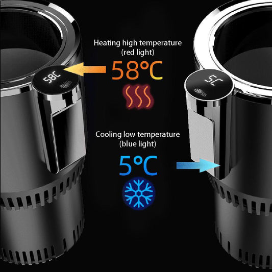Intelligent Car Cup Warmer Cooler 2 in 1 with Smart Digital Display 01