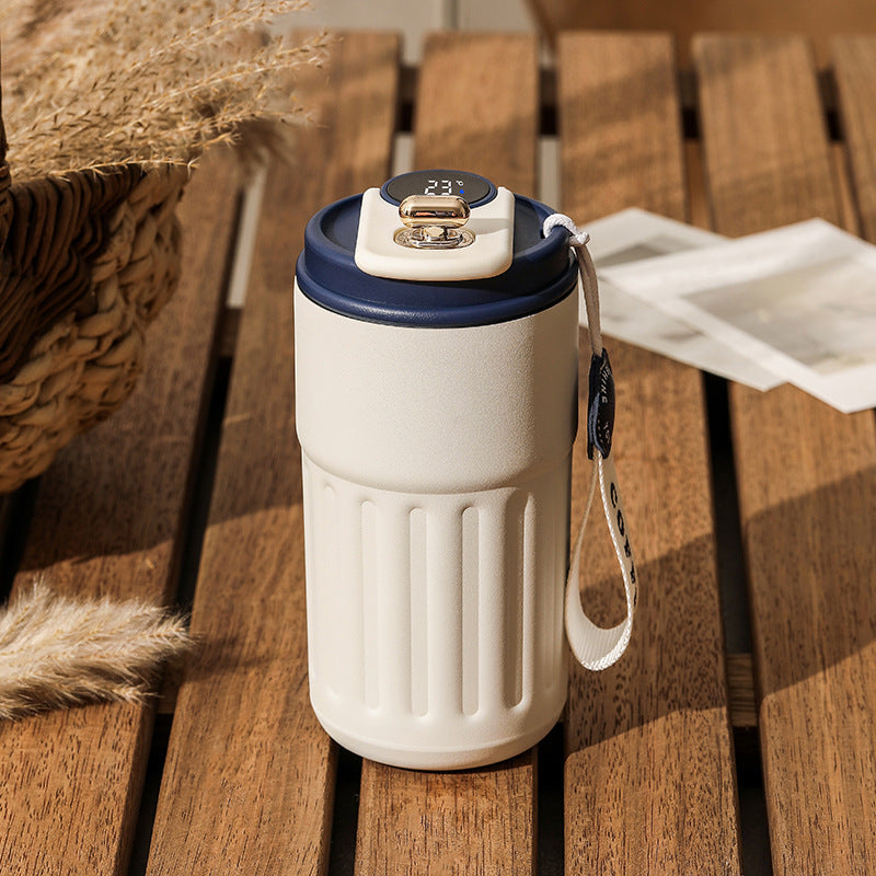 Digital Thermal Bottle Portable Coffee Mug 06
