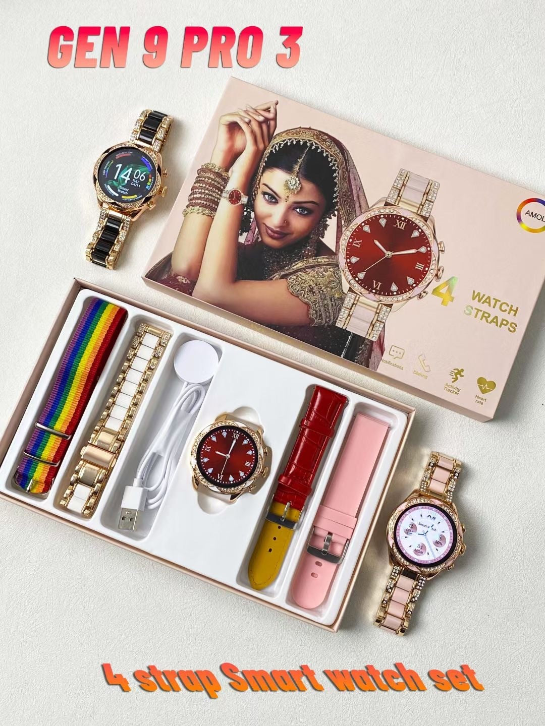 Heart Rate Blood Pressure Exercise Smartwatch Set 03