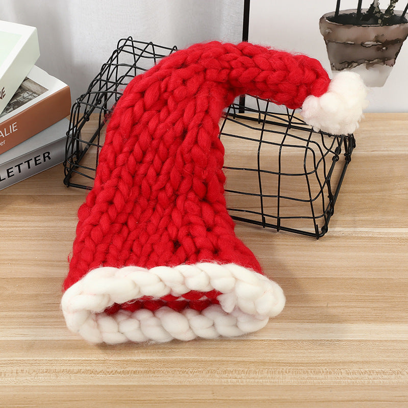 Christmas Plush Hat With Pompom 05