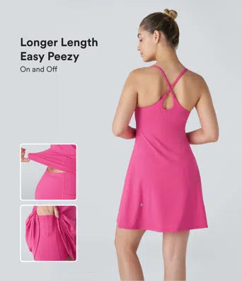 Softlyzero™ Plush Backless Active Dress