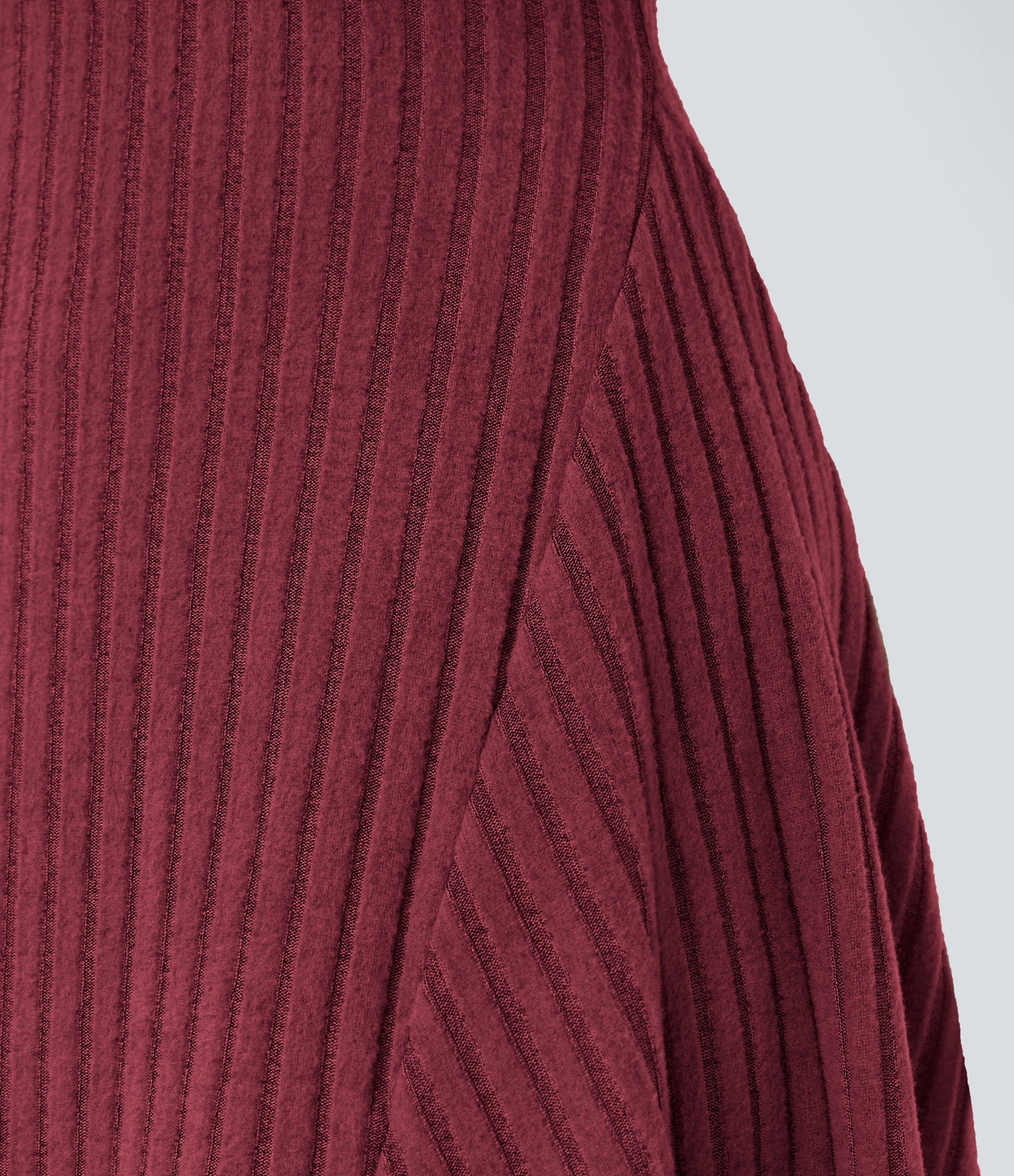 Soft Ribbed Knit Stand Collar Long Sleeve Mini Dress Cozy Everyday Versatile Style