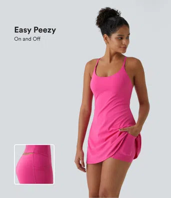 Breezeful™ Backless Corset 2-in-1 Pocket Mini Quick Dry Flowy Pickleball Active Dress