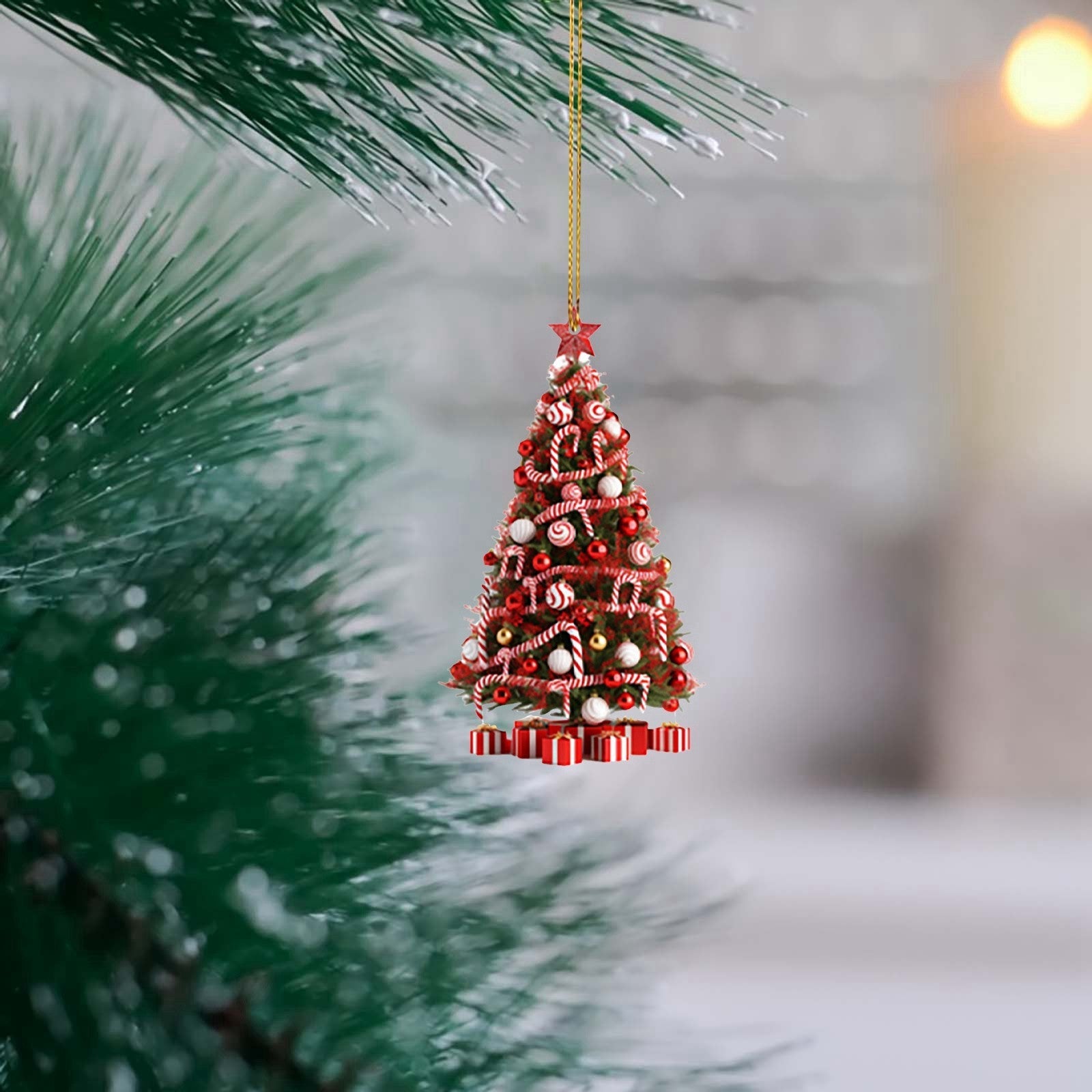 Christmas Tree Pendant Holiday Decoration 01