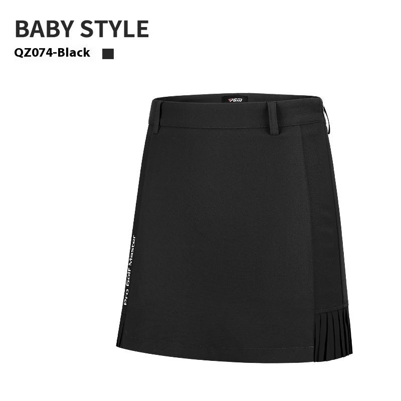 Summer Women's Pleated Back Swing Golf Skirt