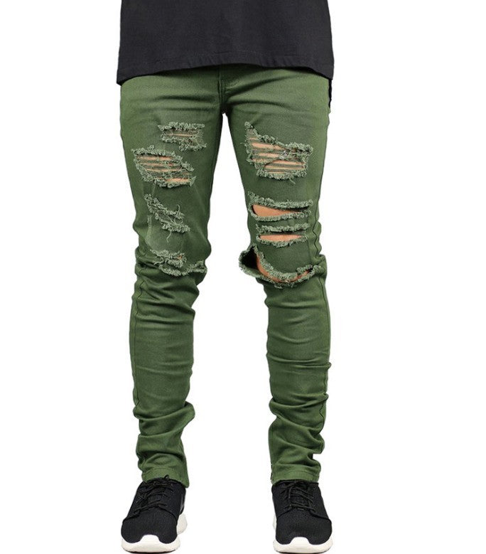 Stretch Ripped Skinny Jeans