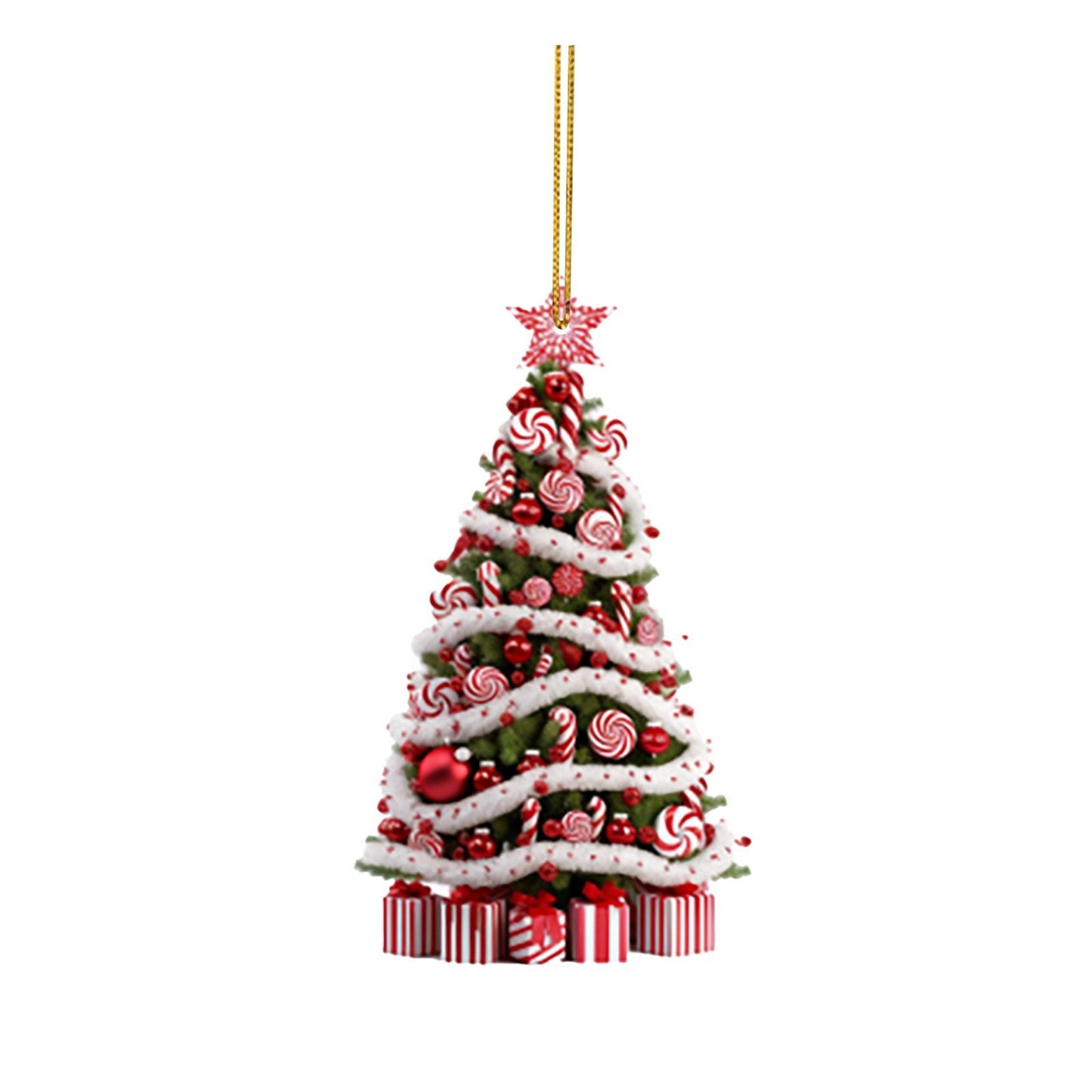 Christmas Tree Pendant Holiday Decoration 04