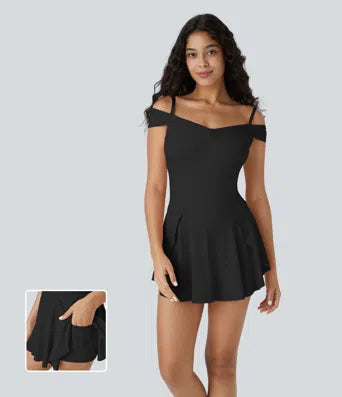 Breezeful™ Backless Corset 2-in-1 Pocket Mini Quick Dry Flowy Pickleball Active Dress