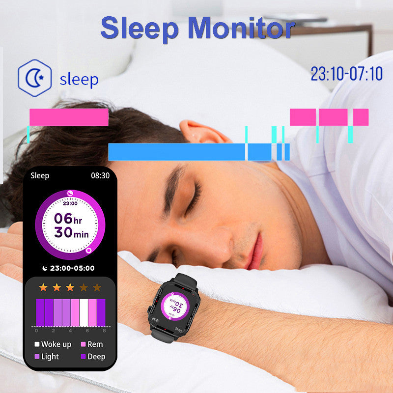 Bluetooth Sports Smartwatch Blood Pressure Blood Oxygen Monitoring 06