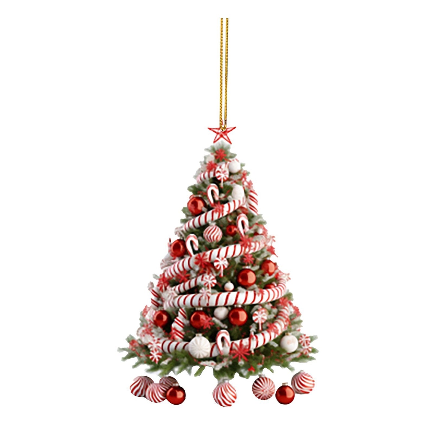 Christmas Tree Pendant Holiday Decoration 06
