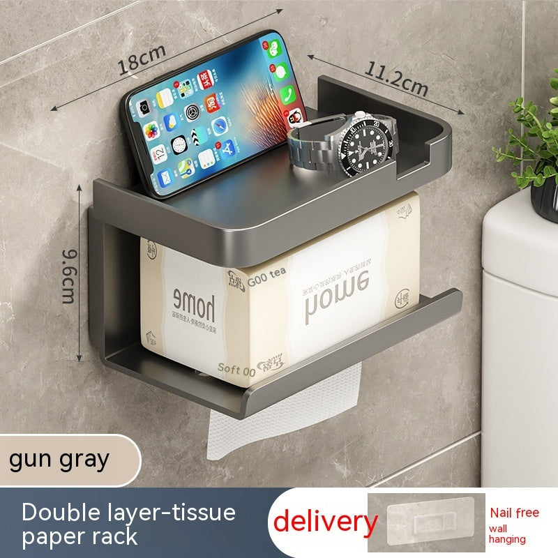 Toilet Tissue Box Wall-mounted Shelves 12