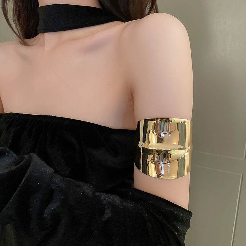 Women's European And American Open Arm All-match Exaggerated Bracelet