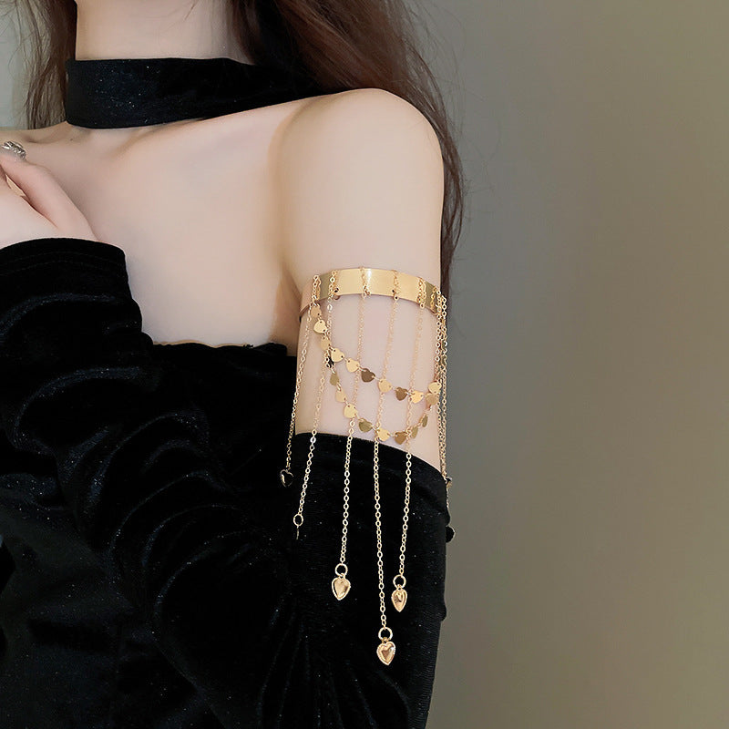 Women's European And American Open Arm All-match Exaggerated Bracelet