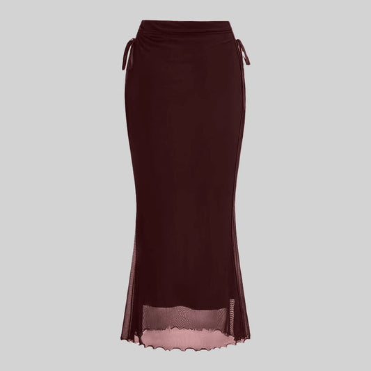 Cross-Border Sexy Long Sheath Fishtail Skirt