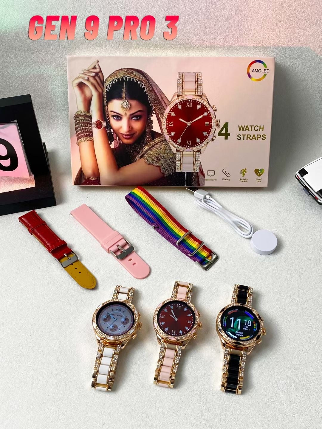 Heart Rate Blood Pressure Exercise Smartwatch Set 04