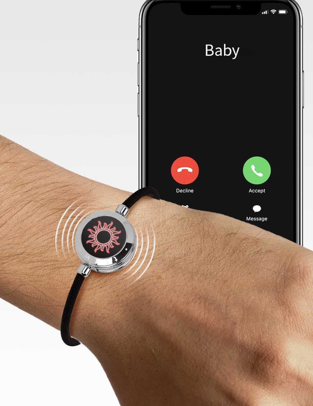 Sun-Moon Smart Sensing Couple Bracelet 04