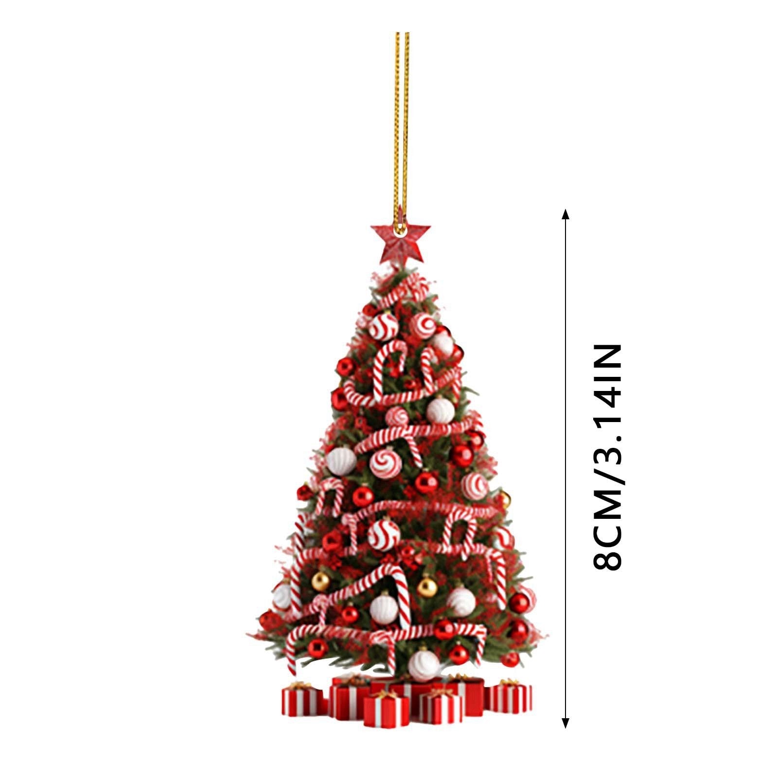 Christmas Tree Pendant Holiday Decoration 02