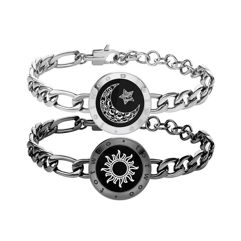 Sun-Moon Smart Sensing Couple Bracelet 02