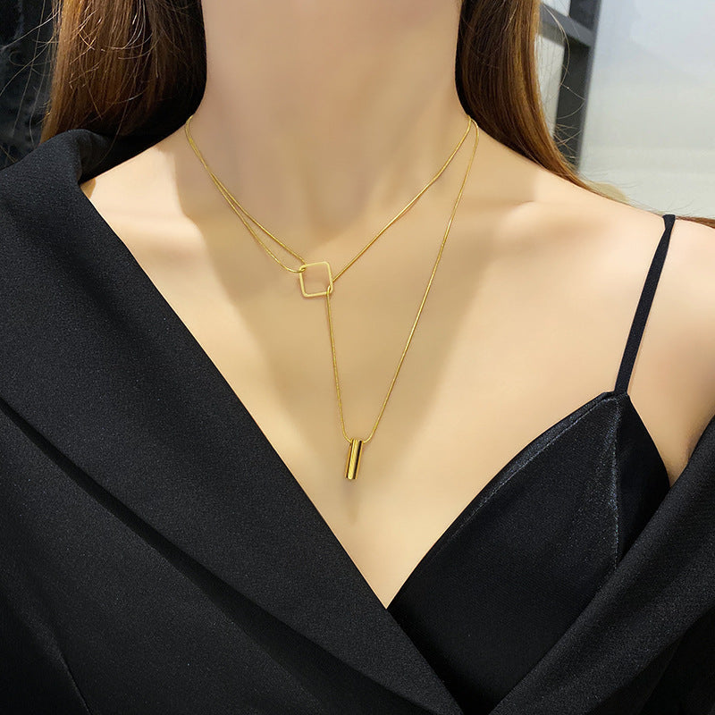 Simple Temperament Necklace Women's 05