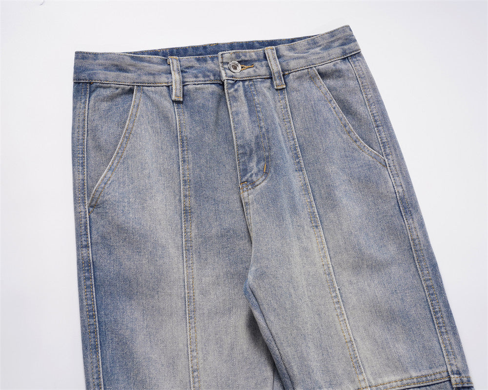 Washed And Worn Jeans For Men