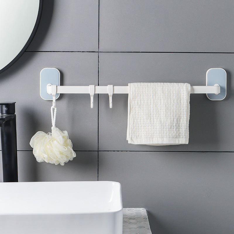 Non-drilling bathroom storage shelf with water-resistant design for multiple slippers
