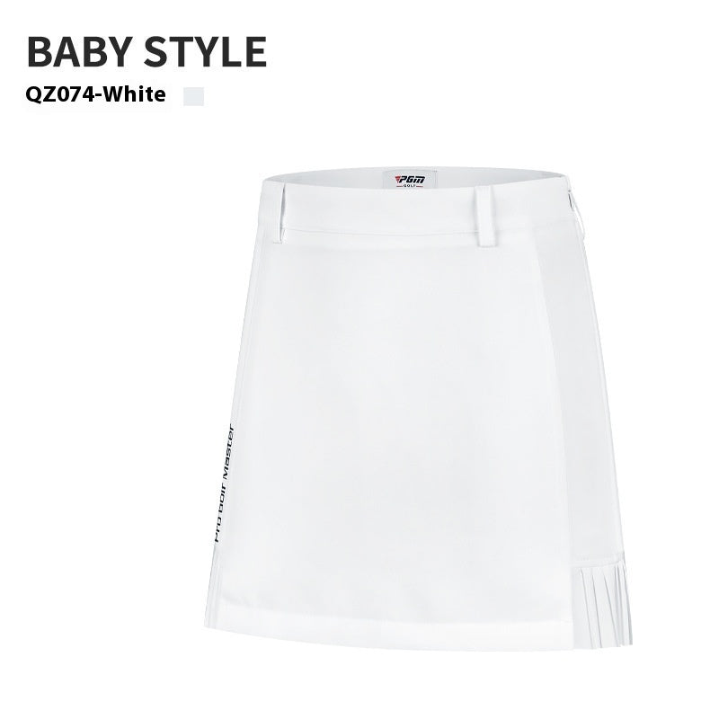 Summer Women's Pleated Back Swing Golf Skirt