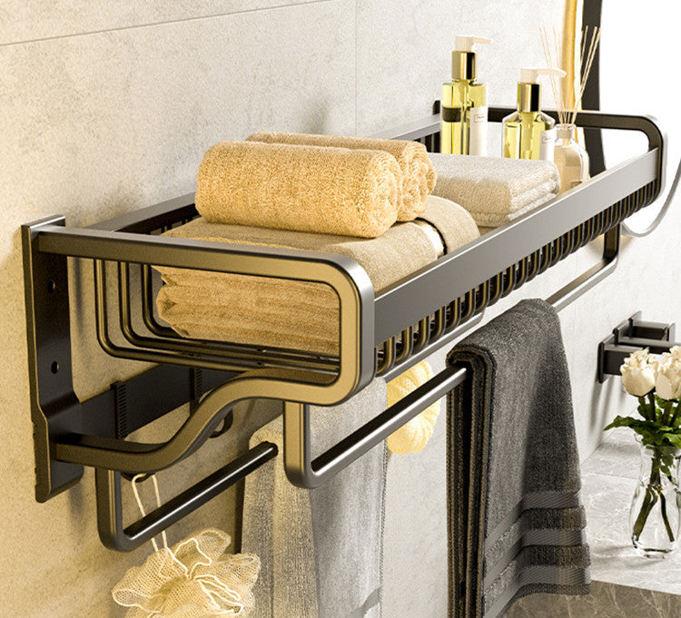 No-punch Bathroom Wall-mounted Toilet Rack 02