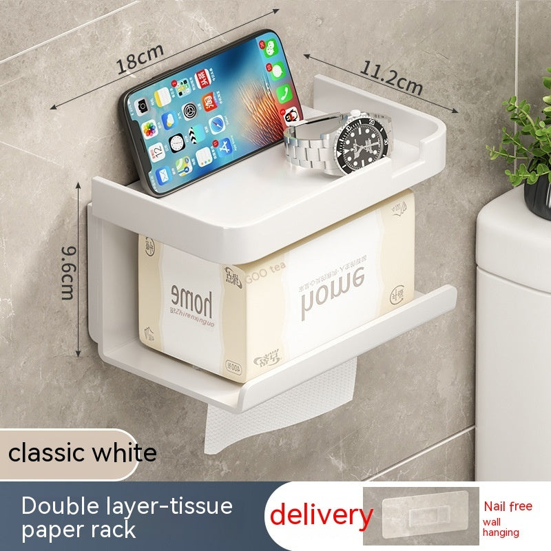 Toilet Tissue Box Wall-mounted Shelves 08