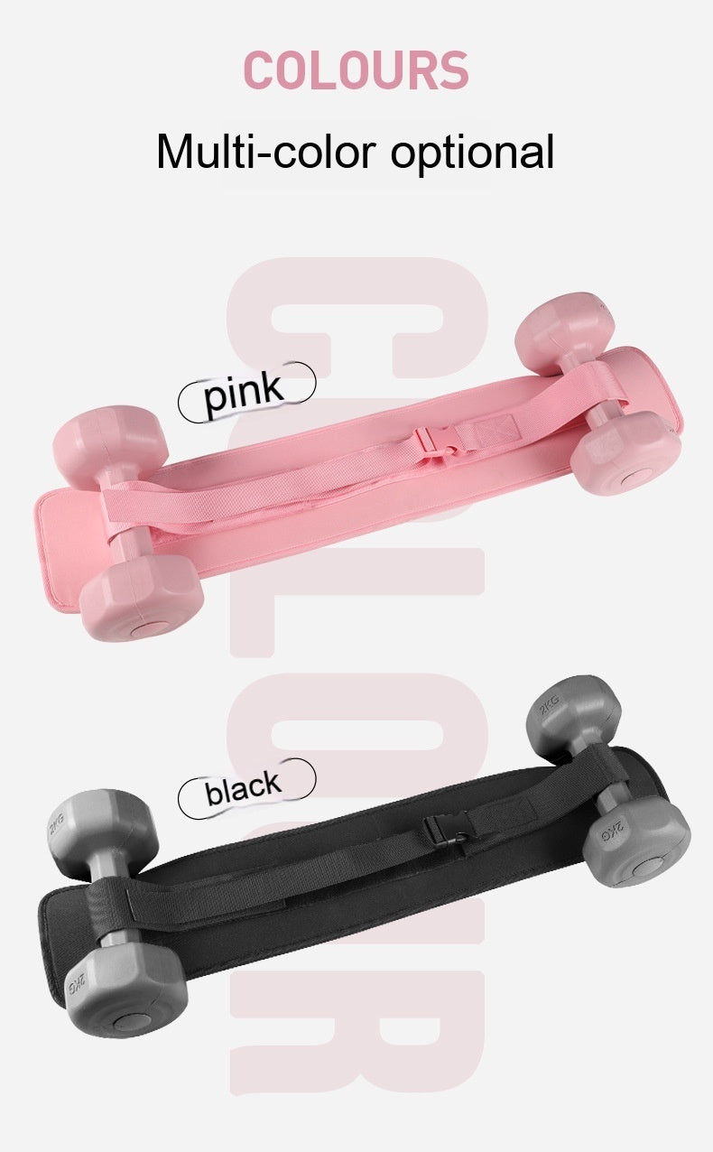 Dumbbell Barbell Weight-bearing Hip Bridge Auxiliary Strap Fitness Training Belt