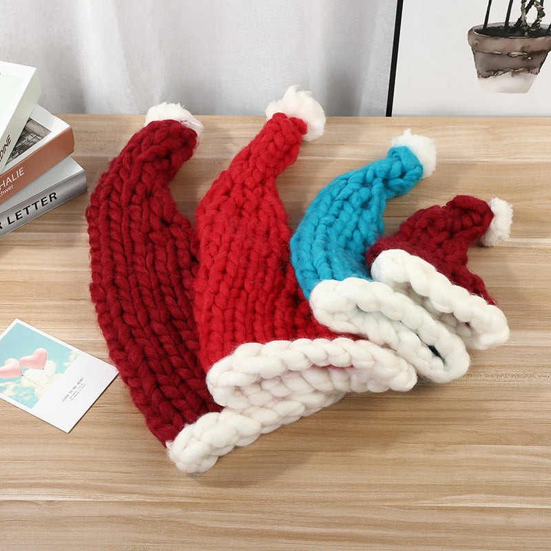 Christmas Plush Hat With Pompom 06