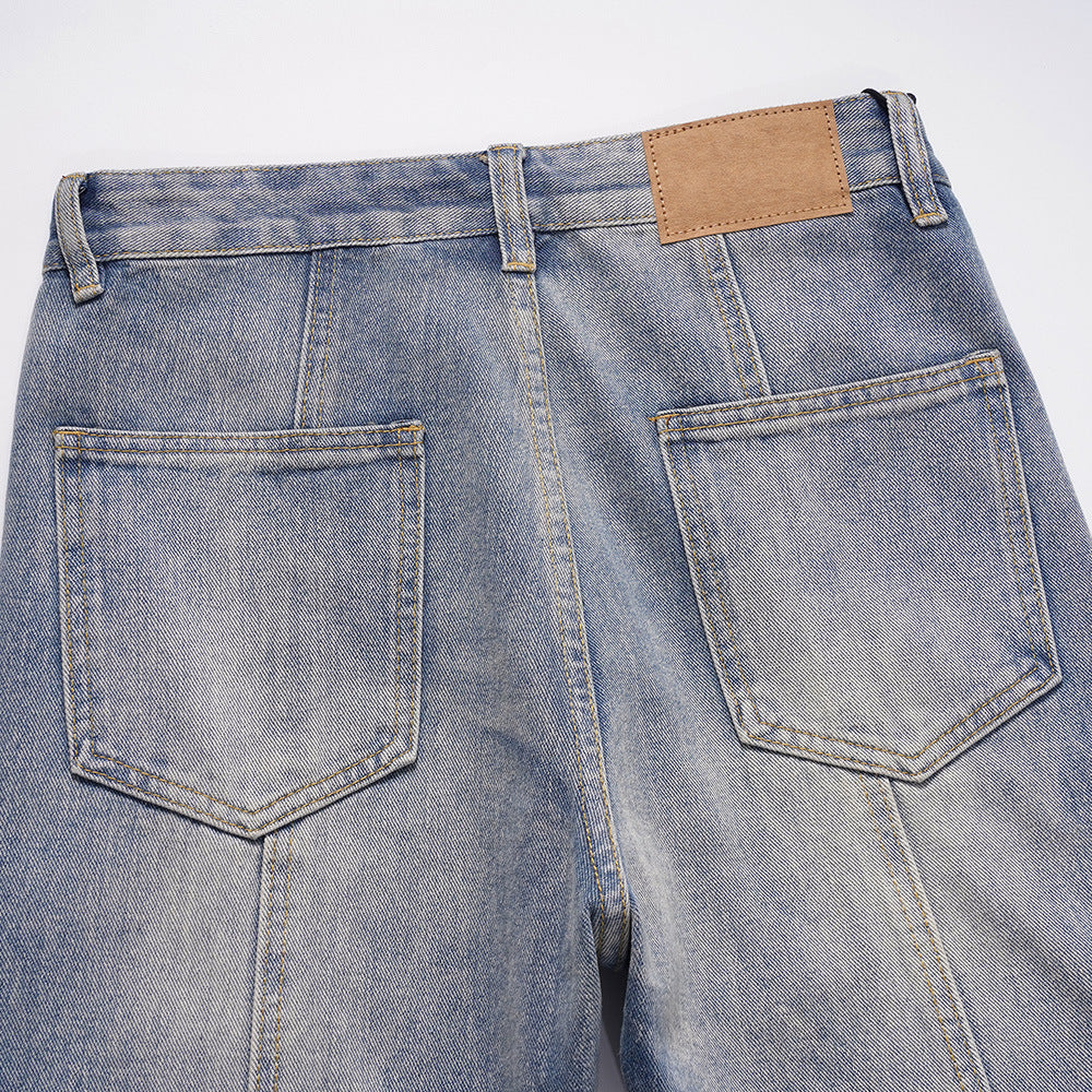 Washed And Worn Jeans For Men