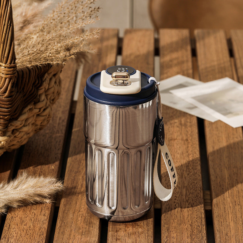 Digital Thermal Bottle Portable Coffee Mug 09