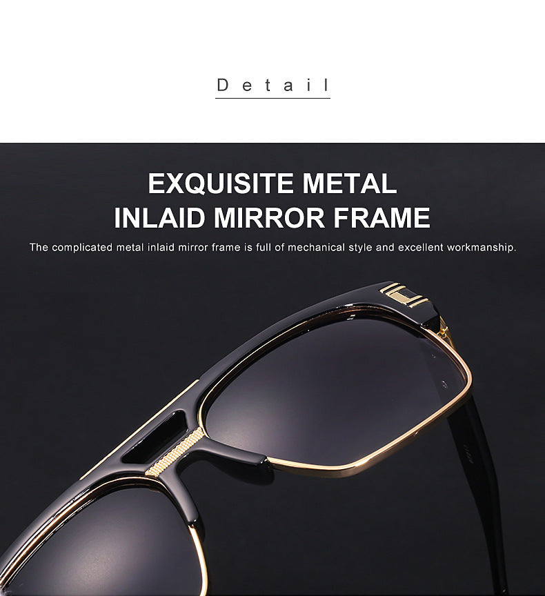Men's Sunglasses Driving Large Frame Retro 05