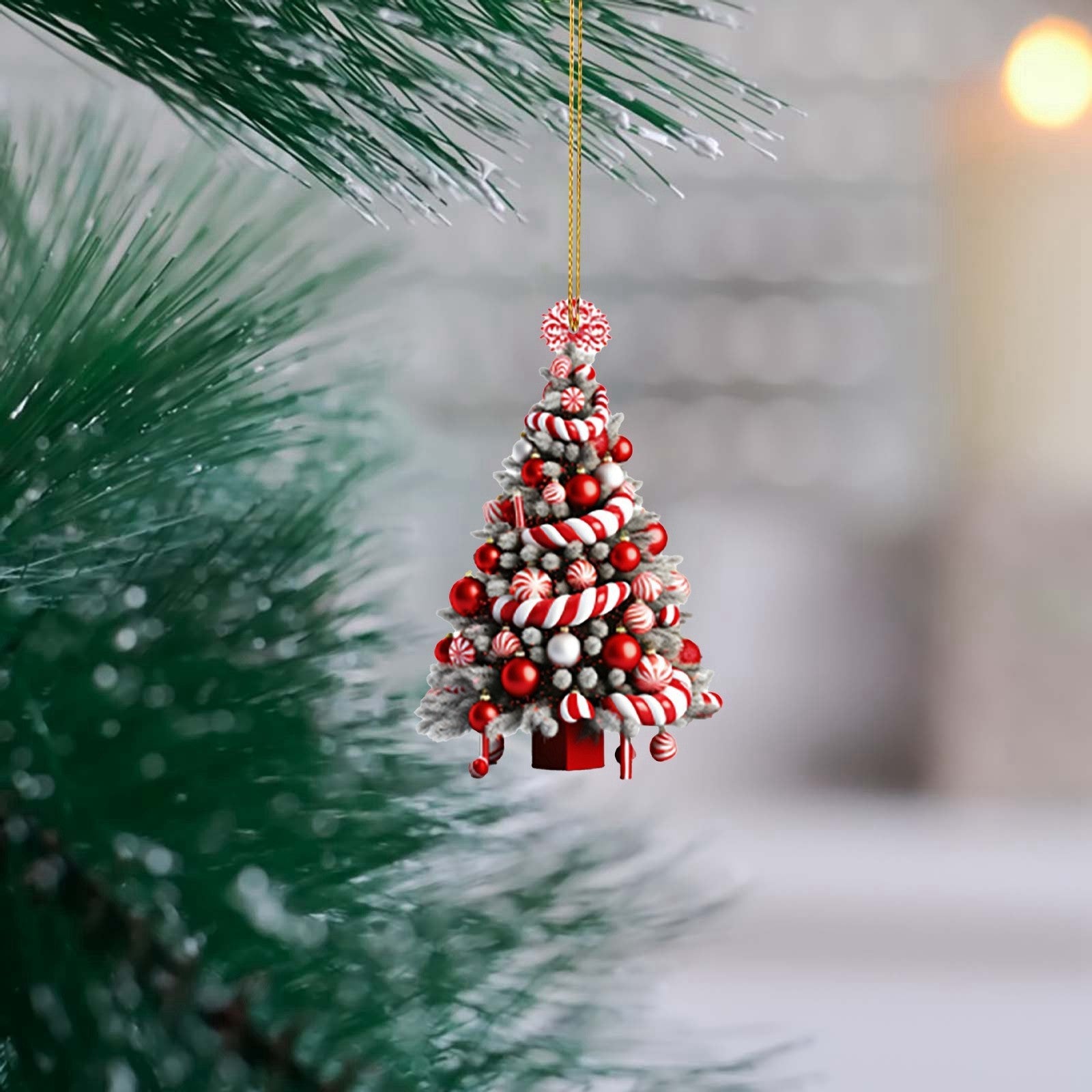Christmas Tree Pendant Holiday Decoration 05