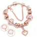 Geometric Rose Gold Bracelet Women 01