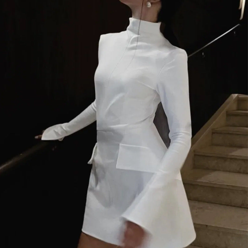 Slim-fit Long-sleeved Dress Women's 18