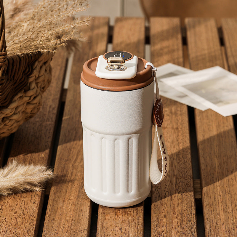 Digital Thermal Bottle Portable Coffee Mug 02